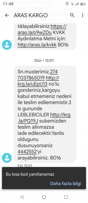 Aras Kargo Kargo Çalışanının Keyfi