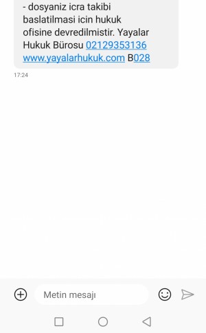 Yel Pazarlama Ltd. Şti. Kargo Ödemesi Nedeniyle İcra