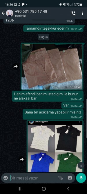 Blackboygiyim Kargom Alakasız Bir Şekilde Gönderilmiş