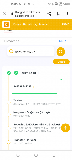 Mng Kargo Kargom Başkasına Gitti
