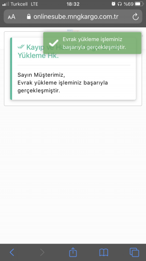 Mng Kargodaki Kargom Başkasına Teslim Edildi