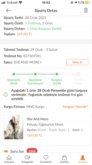 Trendyol Kargom Gelmedi
