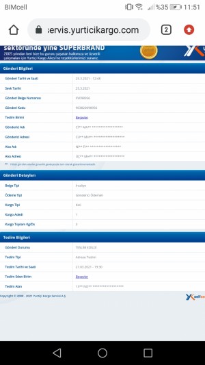 Yurtiçi Kargo Kargom Kayip