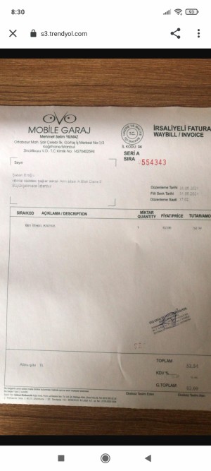 Aras Kargo Kargom Kayıp