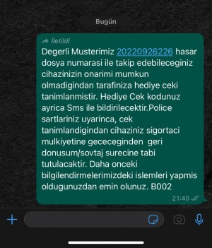 Vatan Bilgisayar Kasko Rezaleti