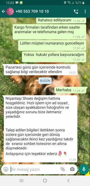 Nişantaşı Shoes Kayıtlı Müşteri Numarasını Değiştirmiyorlar