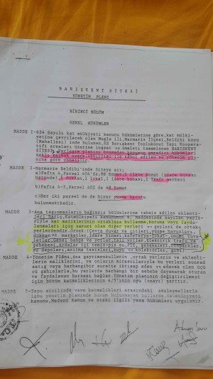 Barışkent Sitesi (Muğla-Marmaris) Kendime Ait Evimin Bahçesine Müdahale