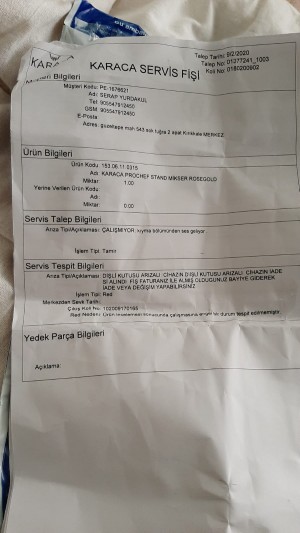 Karaca Kırıkkale Halipark 'dan Aldığım Powerchef Ürünü