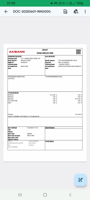Konu: Gönderdiğim Paranın Hesabıma Hemen Geçmesi İçin Acil Çözüm Talebi