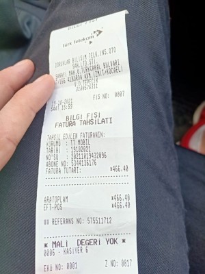 Türk Telekom Kullanmadığım Hattıma Fatura