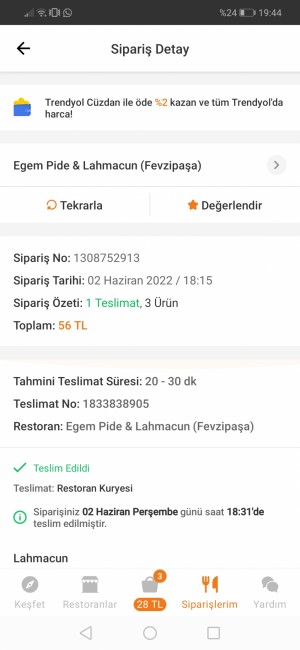 Trendyol Kupon Uygulanmadı