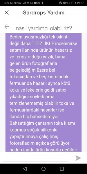 Gardrops Kusurlu Ürün İadesi Ürün Beğenmeme İadesi Gibi İşlem Gördü