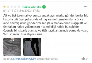 Trendyol Silyon Askeri Giyim & Aksesuar Kusurlu Ürün