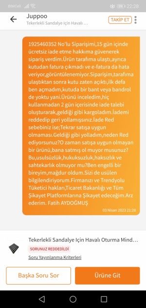 Areza Global Sağlık Pazarlama Şikayet