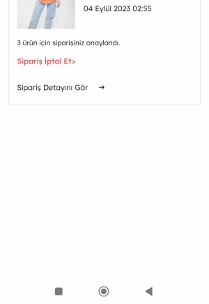 Mavi Jeans Sipariş İptal Seçeneği Şikayet