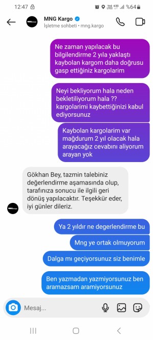 Mng Kargo Kargomu Kaybetti Şikayet