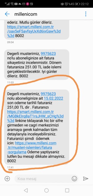 Millenicom Modem Teslim Etmeme Rağmen Ücretlendirme Yaptılar