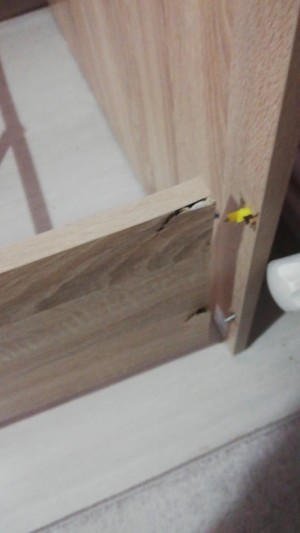 Doğrucan Mobilya Montaj Hatası Sebebi İle Mobilyanın Kırılması