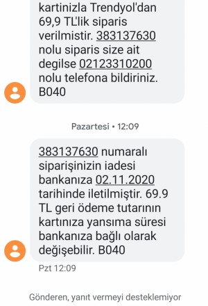 Trendyol Müşteri Çıkarını Koruyamama