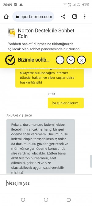 Norton Antivirüs Şikayet