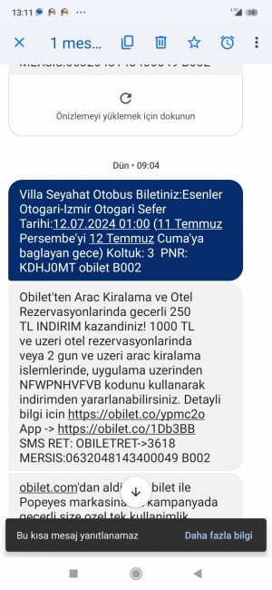 Obilet Çok İlgisiz Sorun Çözmede Hiç Yardımcı Değiller