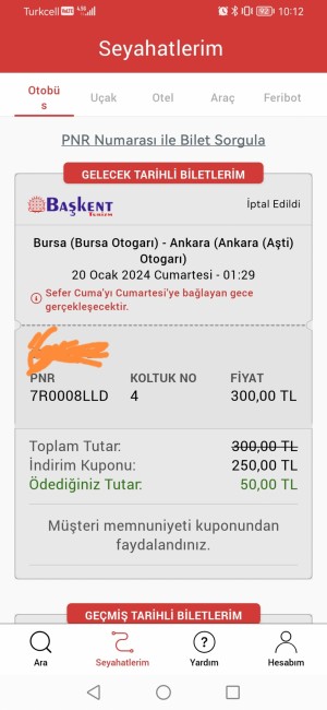 Obilet Çok Kötü Bir Firmasın