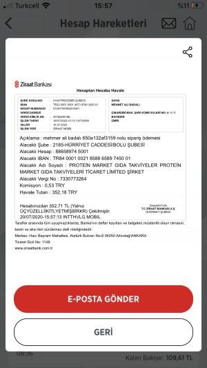 Protein Market Ödemeyi Yaptığım Halde. Ürünlerimi Göndermiyorlar