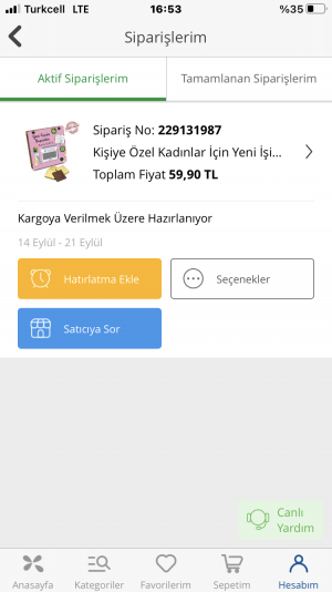 Çiçek Sepeti Onay Almadan Hatalı Ürün Gönderimi