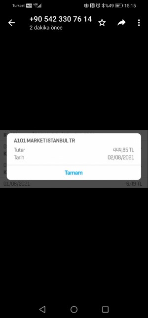 A101 Market Online Ödeme