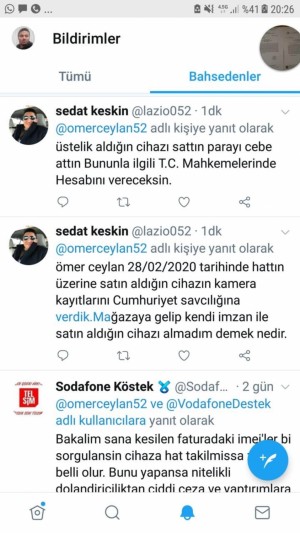 Ordu Altınordu Vodafone Red İletişim Bayisi