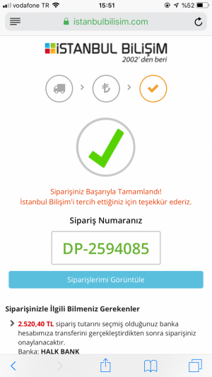 İstanbul Bilişim Para İademin Yapılmaması