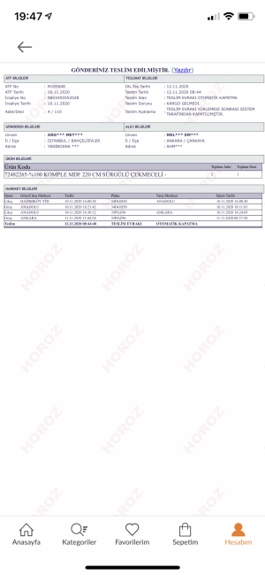 Trendyol Paramı İade Etmiyorlar