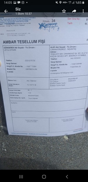 Nisantasistili Paramı Nakit Göndermeme Rağmen 1 Aydır Ürünüm Elime Ulaşmadı