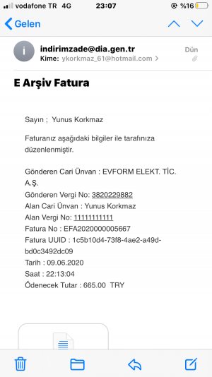 Evform Parayı Aldınız Ürünü Yollamadınız