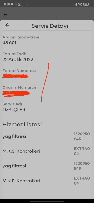 Renault Servisinin Km Bilgilerini Yanlış Girmesiyle Yaşadığım Sorun
