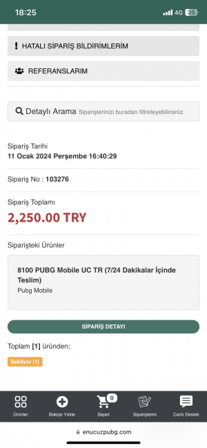 Enucuzpubg Saatlerdir Bekliyorum Uc Gelmedi