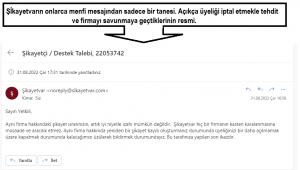 Sikayetvar.com Şikayetvar'ın Adaletsizliği Taraf Tutuşu Ve Tehditleri