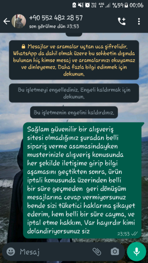 Milena Stil Sipariş Şikayeti