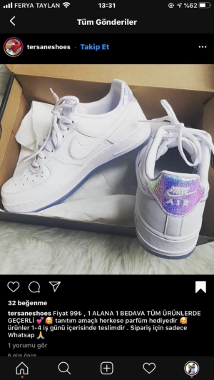 Tersaneshoes Sipariş Verdiğim Ayakkabı Farklı Geldi