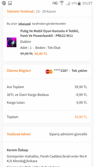 Trendyol Sipariş Verdiğim Oyun Konsolu Yanlış Geldi Ve İade Hakkımı Kullanamıyorum