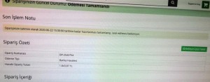 İstanbul Bilişim Sipariş Verilen Ürünün Gönderilmemesi Ve Ücretin İade Edilmemesi