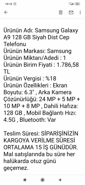 İstanbul Bilişim Siparişimi Sürekli Olarak Ertelenmesi