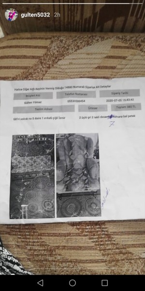 Kılıfsan Siparişle Alakasız Ürün