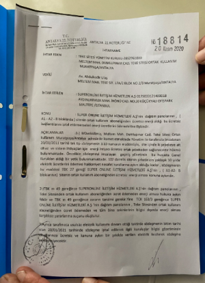 Turkcell Superonline Site İçi Uygunsuz Elektrik Kullanımı