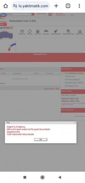 Total Energies Sözleşme İptali Şikayet