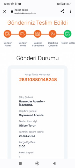 Sürat Kargo Şikayet