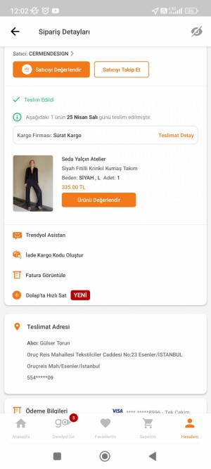 Sürat Kargo Şikayet