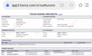 Horoz Lojistik Tam Bir Fiyasko