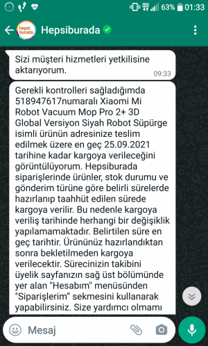 Hepsiburada Tedarik Edemedik Bahanesiyle Siparişi Gönderilmedi