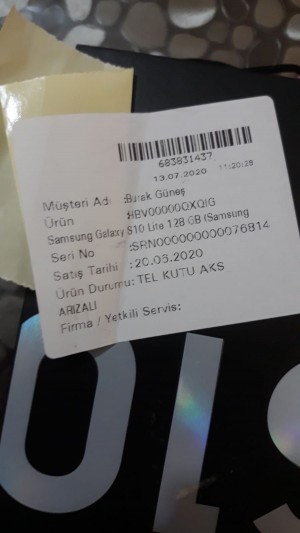 Hepsiburada Telefon Arızalı Çıktı